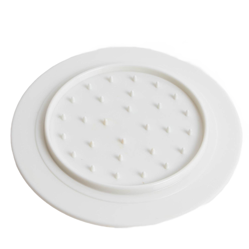 White food prep grip mat with raised non-slip bumps, designed to securely hold vegetables during slicing and chopping, ideal for Kitchen & Food, Food Prep, and Best Sellers collections.