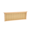 Handcrafted medium wooden bee frame with wired natural beeswax foundation for stability, made in the USA, Amish made, ideal for Farm, Garden & Tool and Beekeeping Supplies collections.