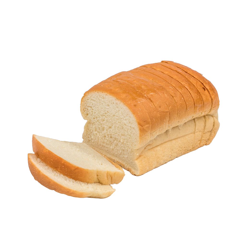 Soft sliced Amish-style bread with a golden crust, handcrafted and made in the USA, perfect for kitchen and food collections, best sellers, and promo eligible snacks and sweets.