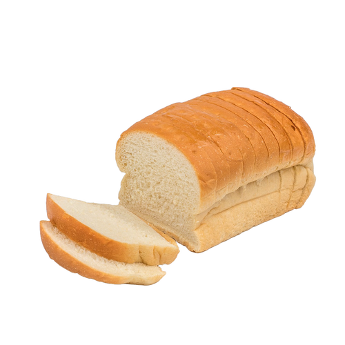 Soft sliced Amish-style bread with a golden crust, handcrafted and made in the USA, perfect for kitchen and food collections, best sellers, and promo eligible snacks and sweets.