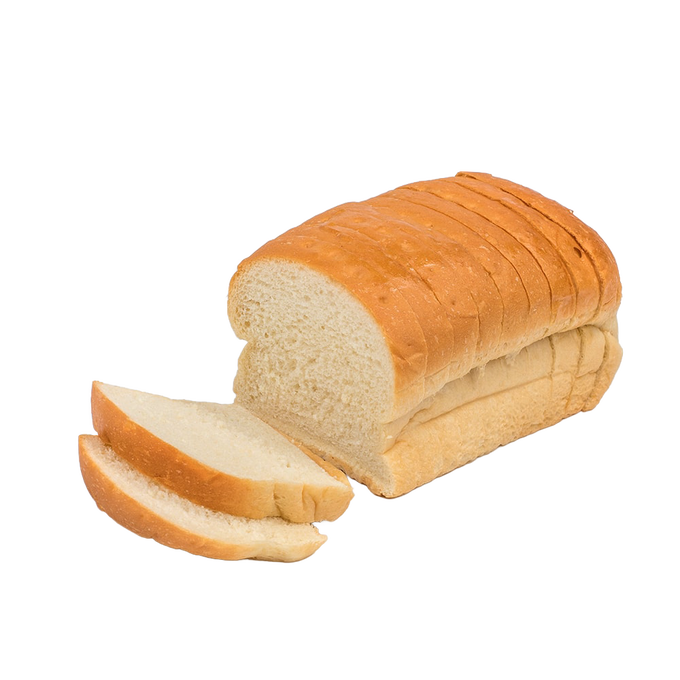 Soft sliced Amish-style bread with a golden crust, handcrafted and made in the USA, perfect for kitchen and food collections, best sellers, and promo eligible snacks and sweets.