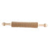 Handcrafted unfinished cherry wood roller with evenly spaced grooves for cutting noodles, made in USA, fitting Kitchen & Food, Food Prep, Choppers and Cutters, Amish Made collections.