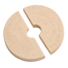 Two-piece ceramic weight stones made in the USA, designed for numbered stoneware crocks to keep food submerged during fermenting and pickling in Kitchen & Food, Food Preservation, and USA Made collections.
