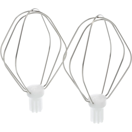 Handcrafted batter whisk attachments with fewer tines for smooth mixing without excess air, compatible with Bosch and NutriMill mixers, ideal for Kitchen & Food, Baking Supplies, and Cooking Helpers collections.