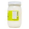 Handcrafted jar of coconut oil with bright yellow label displaying nutrition facts, made in USA and featured in Health & Wellness, Kitchen & Food, Health Remedies, Pantry, Gluten Free, and Best Sellers collections.
