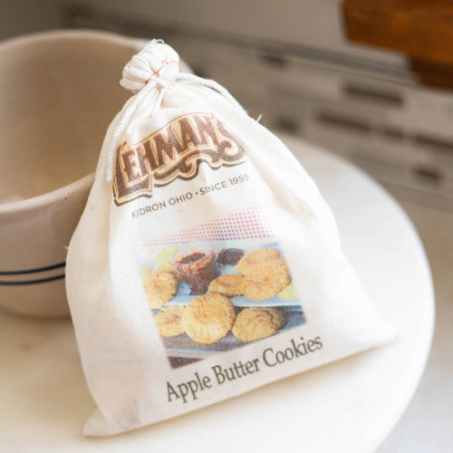 Cotton drawstring bag of handcrafted Lehman's cookie mix in apple butter flavor, perfect for Kitchen & Food, Pantry, Dry Goods and Mixes, Best Sellers, Promo Eligible collections.