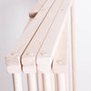 Handcrafted light hardwood drying rack featuring neatly joined slatted rails and smooth finish, Amish made in USA, suitable for Home & Decor, Laundry Supplies, and Dryers and Drying Accessories collections.
