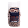 Resealable bag of handcrafted 14-ounce milk chocolate covered pretzels, made in USA, a delicious snack perfect for Kitchen & Food, Snacks and Sweets, Candy, USA Made, Best Sellers, and Promo Eligible collections.