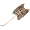 Handcrafted wool duster with a detachable head and wooden handle, designed for effective dust removal without chemicals, featured in Home & Decor, Kitchen & Food, and USA Made collections.