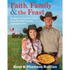 Cookbook cover showing Kent and Shannon Rollins in western attire holding a freshly baked iron skillet dish, set against a rural landscape with a wagon and American flag, featured in Toys, Books & Games, Books, Cookbooks, Best Sellers, and Promo Eligible collections.