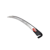 Curved handcrafted scythe blade with pointed tip for efficient cutting through thick vegetation, ideal for farm, garden, and lawncare tasks in best sellers and promo collections.