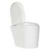 Handcrafted compact white composting toilet with high capacity and odor control, ideal for RVs and tiny homes, featured in Appliances, Composting Toilets, and Best Sellers collections.