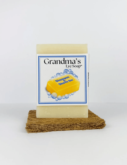Handcrafted Grandma's Shampoo/Shave Bar Soap made in USA with natural ingredients, ideal for Health & Wellness, Grooming and Personal Hygiene, and Soaps collections.