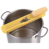 Handcrafted American corn cutter with bright yellow handle and sharp notched stainless steel blades, designed for quick corn removal, featured in Kitchen & Food and Food Prep collections.