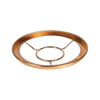 Copper-toned metal ring holder for securing glass lamp shades onto burners, featured in Lamps & Lighting, Parts and Accessories, Shade Rings and Holders, Best Sellers, and Promo Eligible collections.