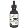 Amber glass dropper bottle of handcrafted peppermint flavored hemp extract oil with THC free label, made in USA for Health & Wellness, Health Remedies, and Best Sellers collections.