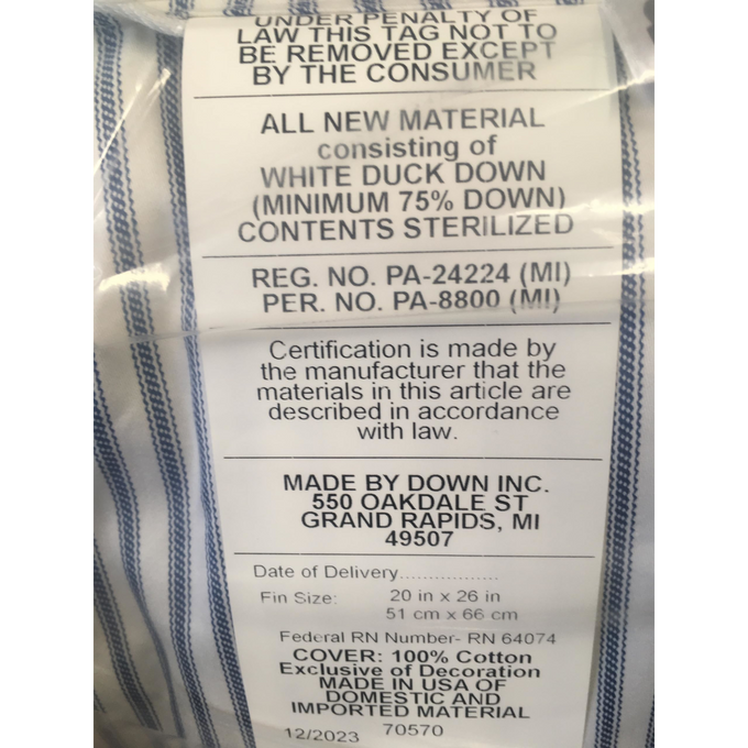 Premium Down Pillows