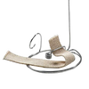 Steel wick holder and natural cotton wick designed for making olive oil lamps in one-gallon jars, handcrafted in USA, ideal for lamps & lighting and oil lamps collections.