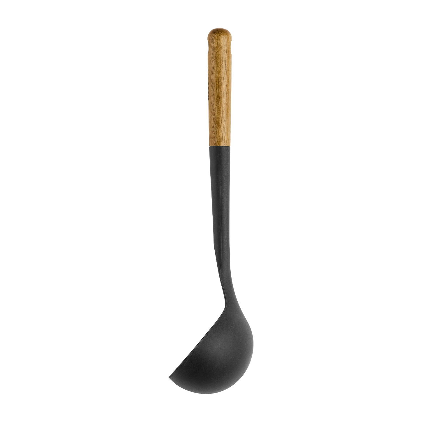 STAUB Silicone Soup Ladle with Acacia Wood Handle
