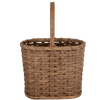 Amish-Made Handwoven Wine Bottle Basket