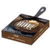 Chocolate brownie mix packaged with a 6-inch cast iron skillet, featuring a handcrafted dessert option from Kitchen & Food, Food, Dry Goods and Mixes, Best Sellers, Promo Eligible collections.