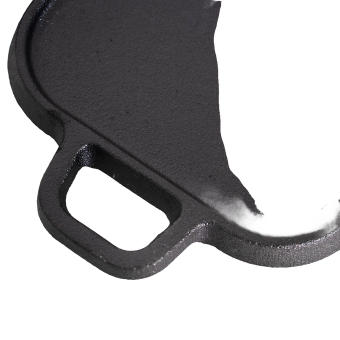 Lehman's Kitchen Family-Size Cast Iron Flip Griddle & Sandwich Press