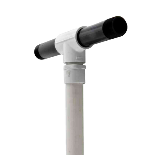 Lower height pitless pump head for deep wells, featuring durable materials and a compact design, made in USA and included in water pumps and appliances collections.