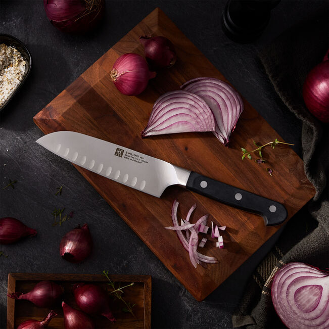 ZWILLING Pro 5.5-Inch Hollow-Edge Santoku Knife