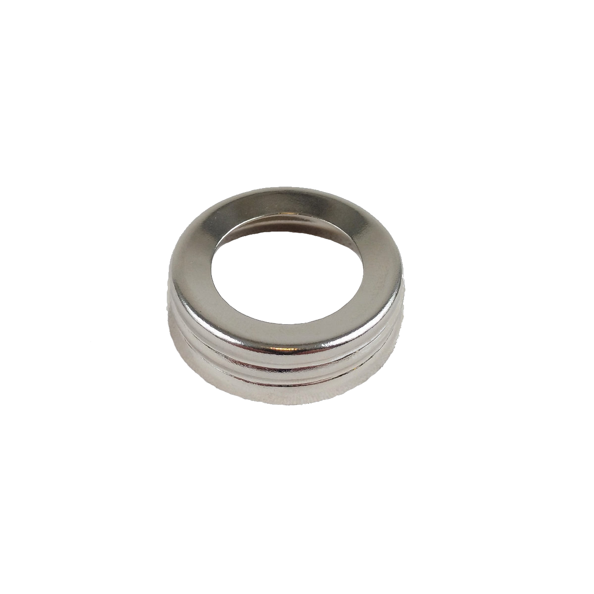 Metal thread ring designed for oil lamp caps, crafted for secure fitting on glass fonts and compatible with various lamp burners, featured in lamps & lighting and parts collections.