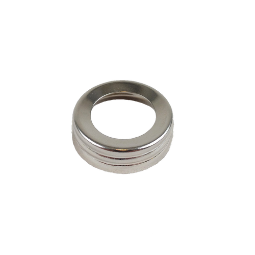 Metal thread ring designed for oil lamp caps, crafted for secure fitting on glass fonts and compatible with various lamp burners, featured in lamps & lighting and parts collections.