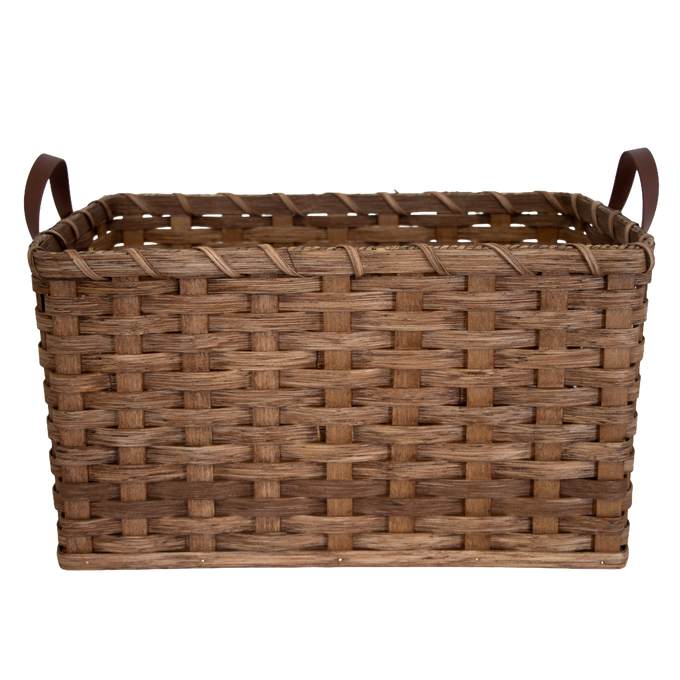Amish-Made Handwoven Toy Basket