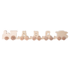 Handcrafted wooden train set with interchangeable alphabet letters, Amish made in the USA, ideal for indoor play and featured in Toys, Books & Games, Children's Toys, and Wooden Toys collections.