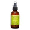 Amber glass spray bottle of natural insect repellent featuring a bright green label describing essential oil ingredients, safe for kids, suitable for Farm, Garden & Tool, Camping, USA Made, and Best Sellers collections.