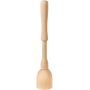 Handcrafted small wooden sauerkraut stomper made of smoothly sanded poplar, Amish made in USA, ideal for fermenting and pickling, featured in Farm, Garden & Tool and Kitchen & Food collections.