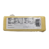 Block of handcrafted Lacey Baby Swiss cheese with nutrition facts label showing zero carbohydrates, 9g total fat, 6mg cholesterol, and made in USA, ideal for Kitchen & Food and Meats collections.