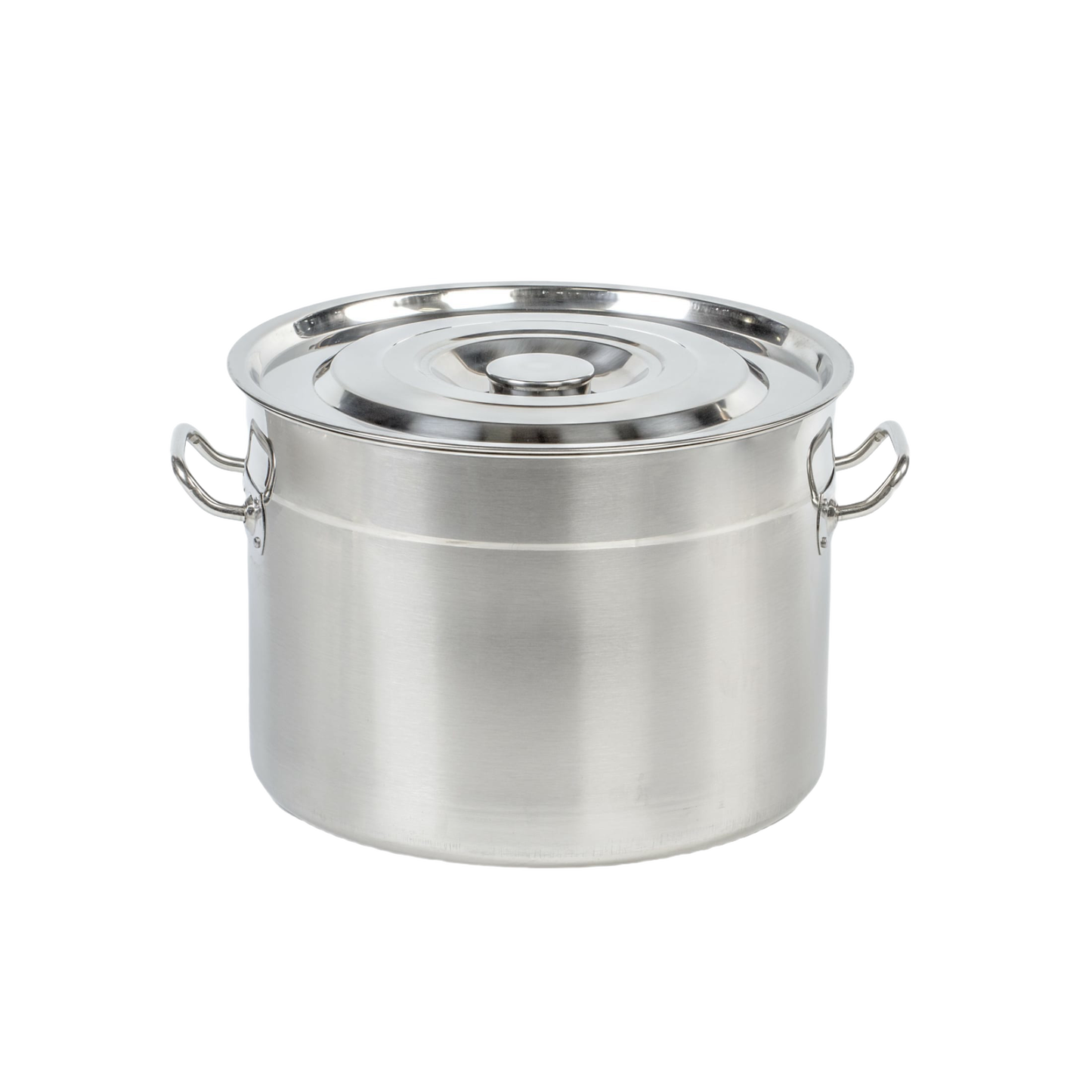 Polished stainless steel 20-quart canner and stockpot with lid and side handles, designed for water bath canning, food preservation, and multi-purpose kitchen use in best sellers and pots collections.