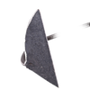 Hand-forged steel blade with a sharp, angled tip designed for precise weed removal beneath soil surface, crafted for durability in Farm, Garden & Tool, Garden Accessories, Best Sellers, Promo Eligible collections.