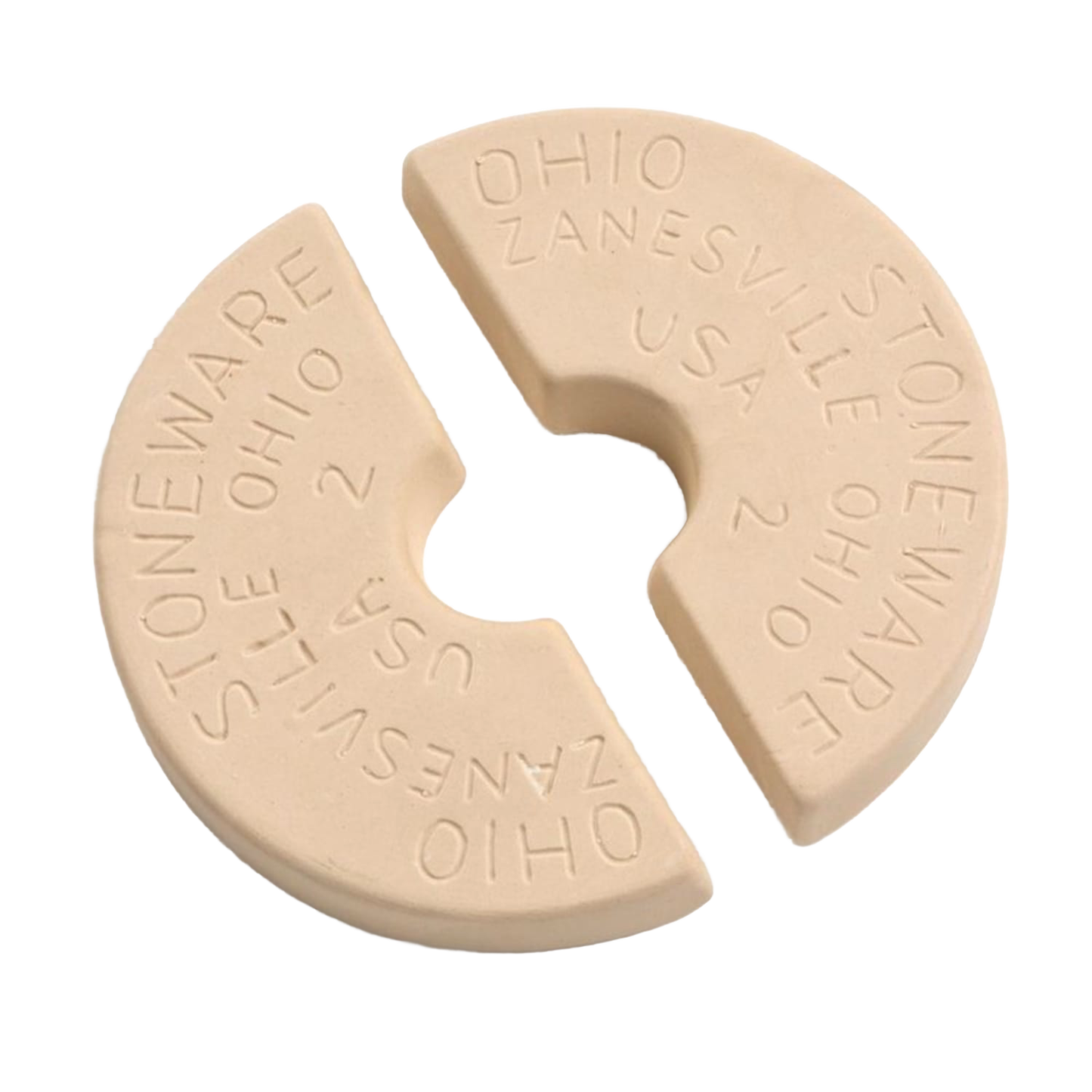 Handcrafted ceramic weight stones made in USA, designed to fit numbered stoneware crocks for keeping food submerged during fermenting in Kitchen & Food, Food Preservation, Fermenting and Pickling, and USA Made collections.