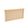 Handcrafted Amish-made deep wooden bee frame with wired natural beeswax foundation, designed for 5, 8, and 10-frame hives, featured in Farm, Garden & Tool and Beekeeping Supplies collections.