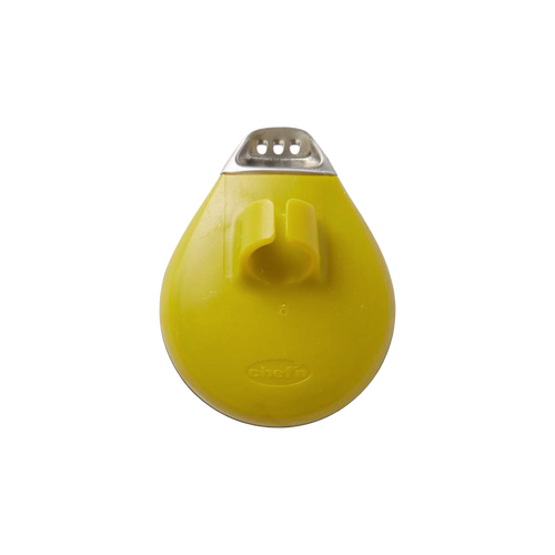 Yellow ergonomic citrus zester with stainless steel blade and channel knife, designed for comfortable handheld use, ideal for Kitchen & Food, Kitchen Gadgets, and Cooking Helpers collections.