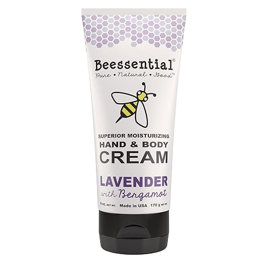 Tube of handcrafted lavender and bergamot scented hand and body cream featuring natural ingredients and made in USA, included in Health & Wellness, Balms, Creams and Lotions, and Best Sellers collections.