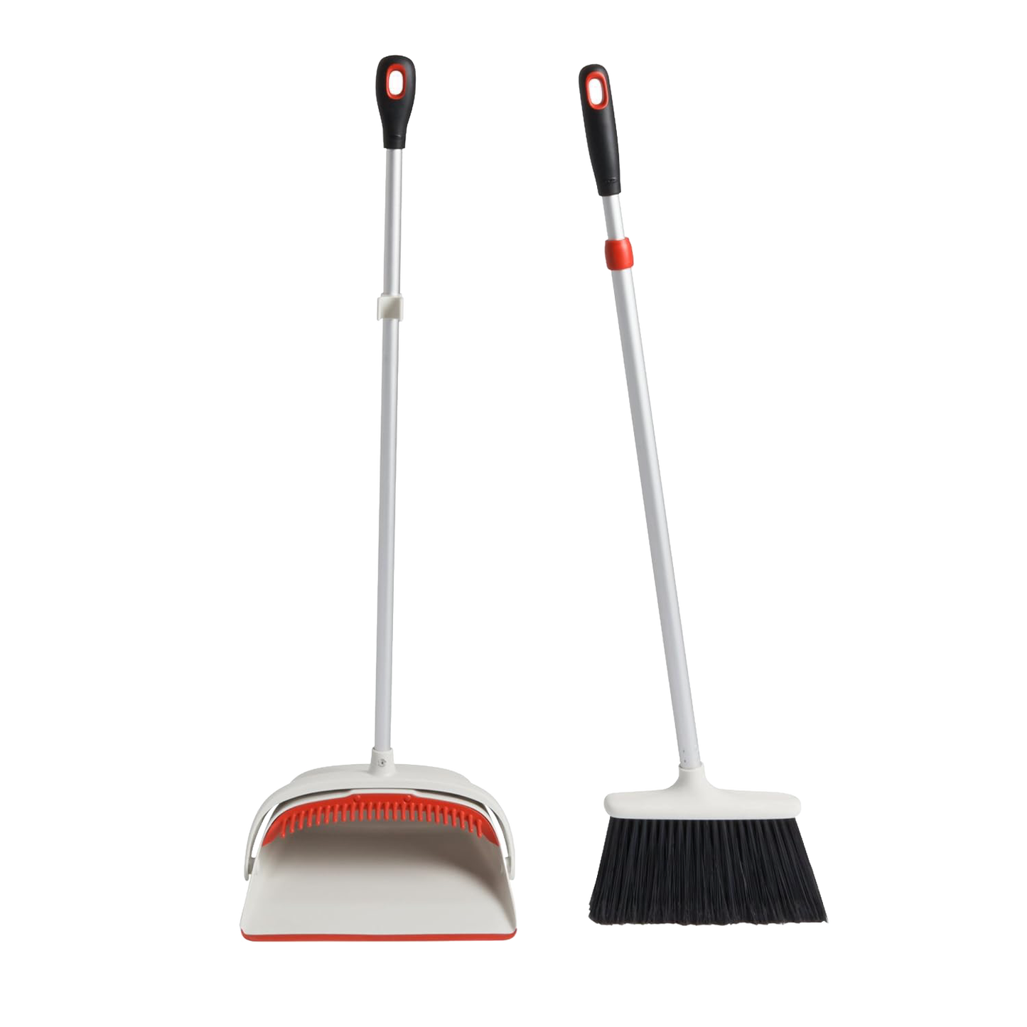 OXO Sweep Set featuring an extendable broom with soft flagged bristles and extra-large dustpan, designed for efficient cleaning in Home & Decor, Household Cleaning, and Gadgets collections.