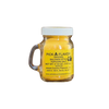 Glass jar of yellow ballpark-style popcorn salt with white lid and handle, made in USA, featured in Kitchen & Food, Snacks and Sweets, and Popcorn collections.