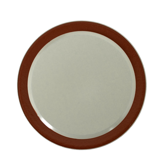 Round canning jar lid with a brown BPA-free sealing compound ring, designed for regular-mouth jars and ideal for Kitchen & Food, Food Preservation, and Canning collections.