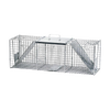 Large metal wire animal trap with dual entry doors and a top carrying handle, designed for humane pest control in farm, garden, and lawncare settings, featured in Pest Control and Best Sellers collections.