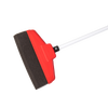 Handcrafted electrostatic broom with a red plastic housing and polyurethane foam brush on a white extending handle, ideal for Home & Decor, Household Cleaning, and Cleaning Utensils collections.
