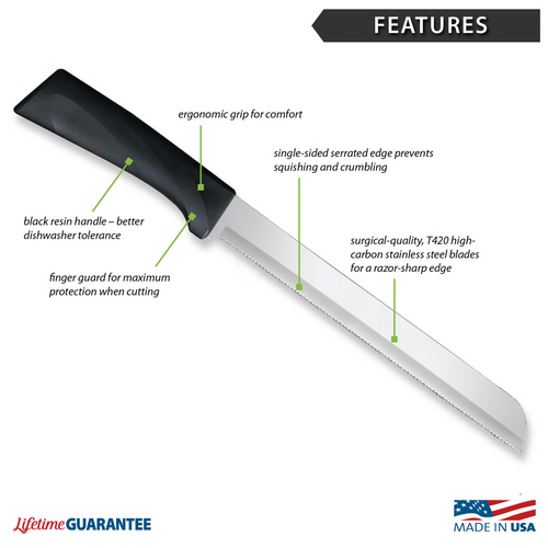 Rada Anthem 8" Bread Knife