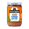 Jar of handcrafted crunchy almond butter with no added sugar or salt, made in USA, featuring natural roasted almonds, ideal for Kitchen & Food, Peanut Butter & Jellies, Gluten Free, and Best Sellers collections.
