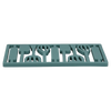 Rectangular silicone trivet in muted green with utensil-shaped cutouts, designed to protect surfaces from heat, featured within Kitchen & Food, Dinnerware, and Holiday Hosting collections.