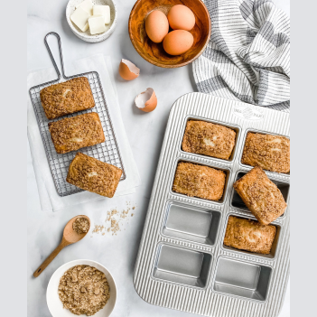 8-Loaf Non-Stick Mini Bread Loaf Pan